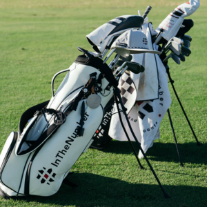 InTheNumber Leather Golf Bag